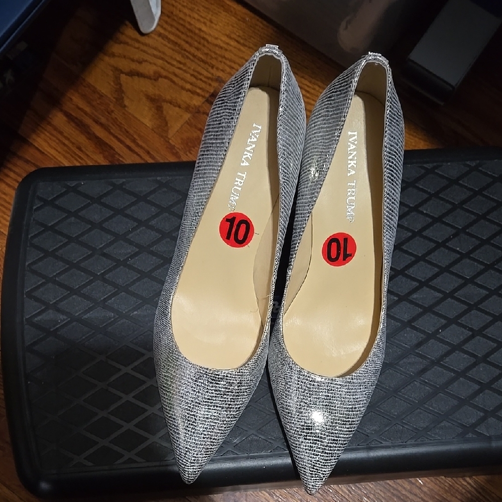 Ivanka Trump Silver Women's Shoes